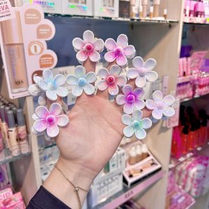 GANCHO FLOR MINI BLANCA